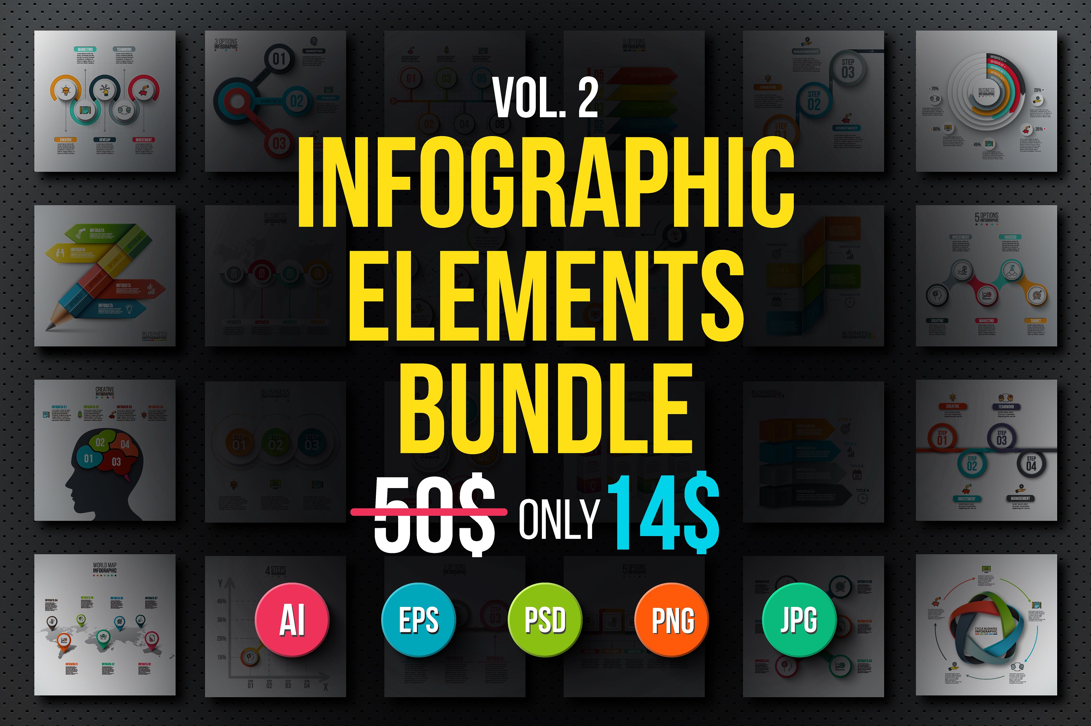 Infographic elements bundle v.