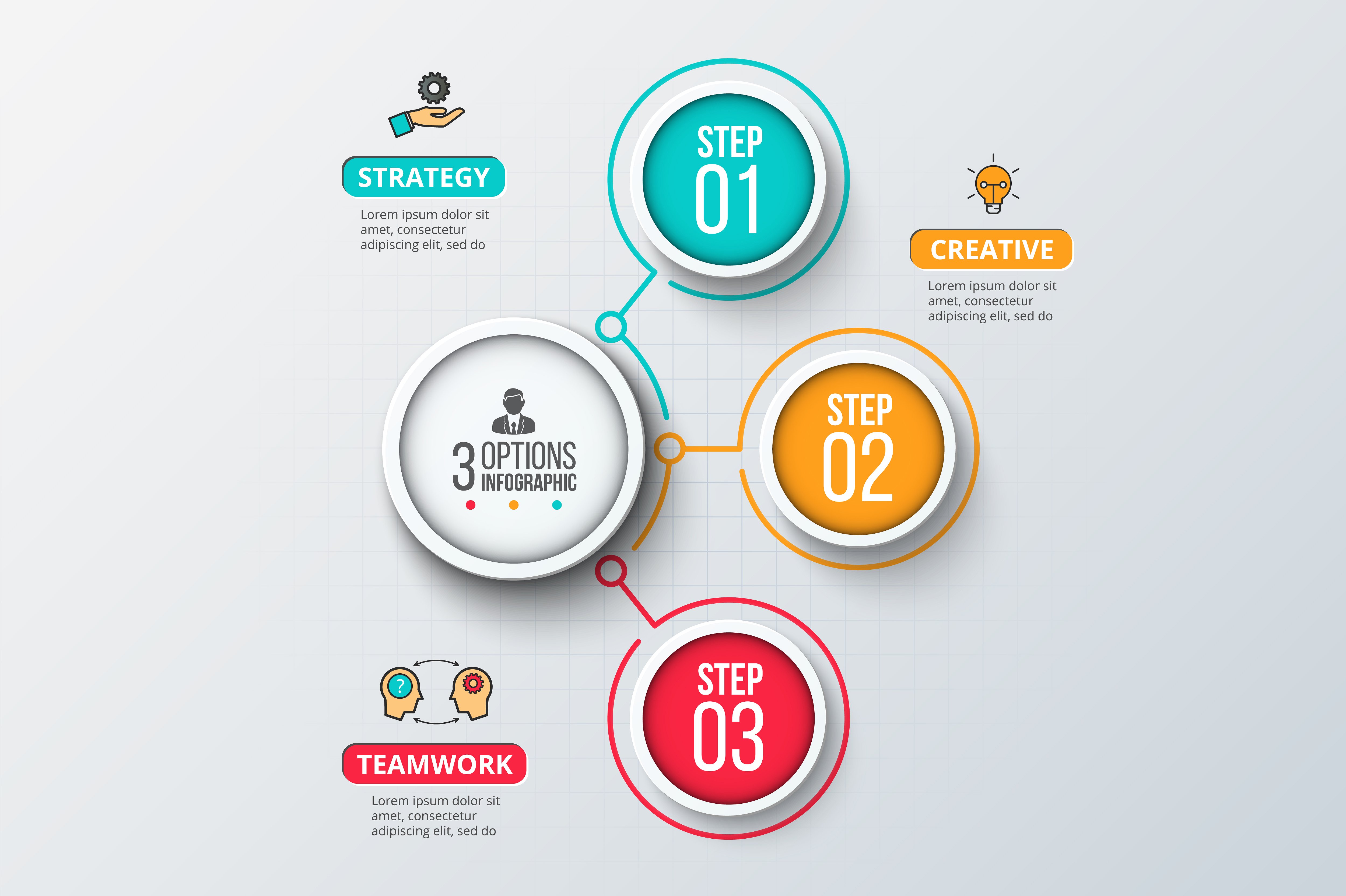 Business infographic diagrams