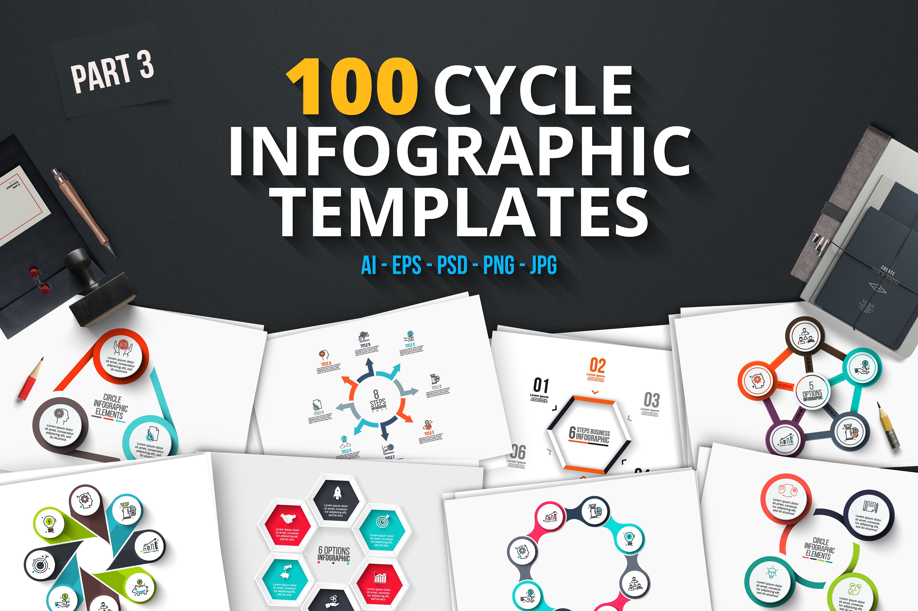 100 cycle infographics (part 3