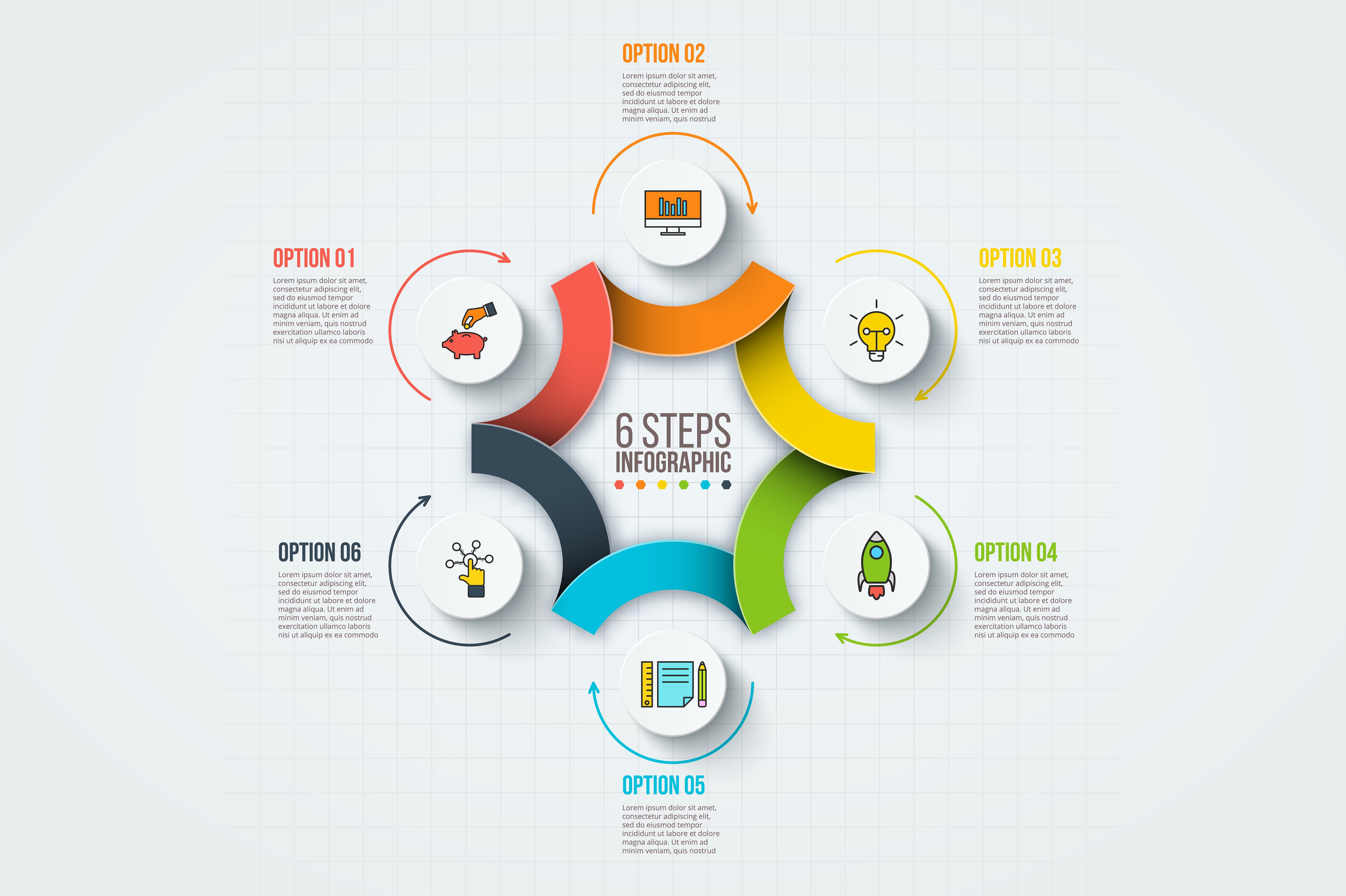 Infographics template set v.44