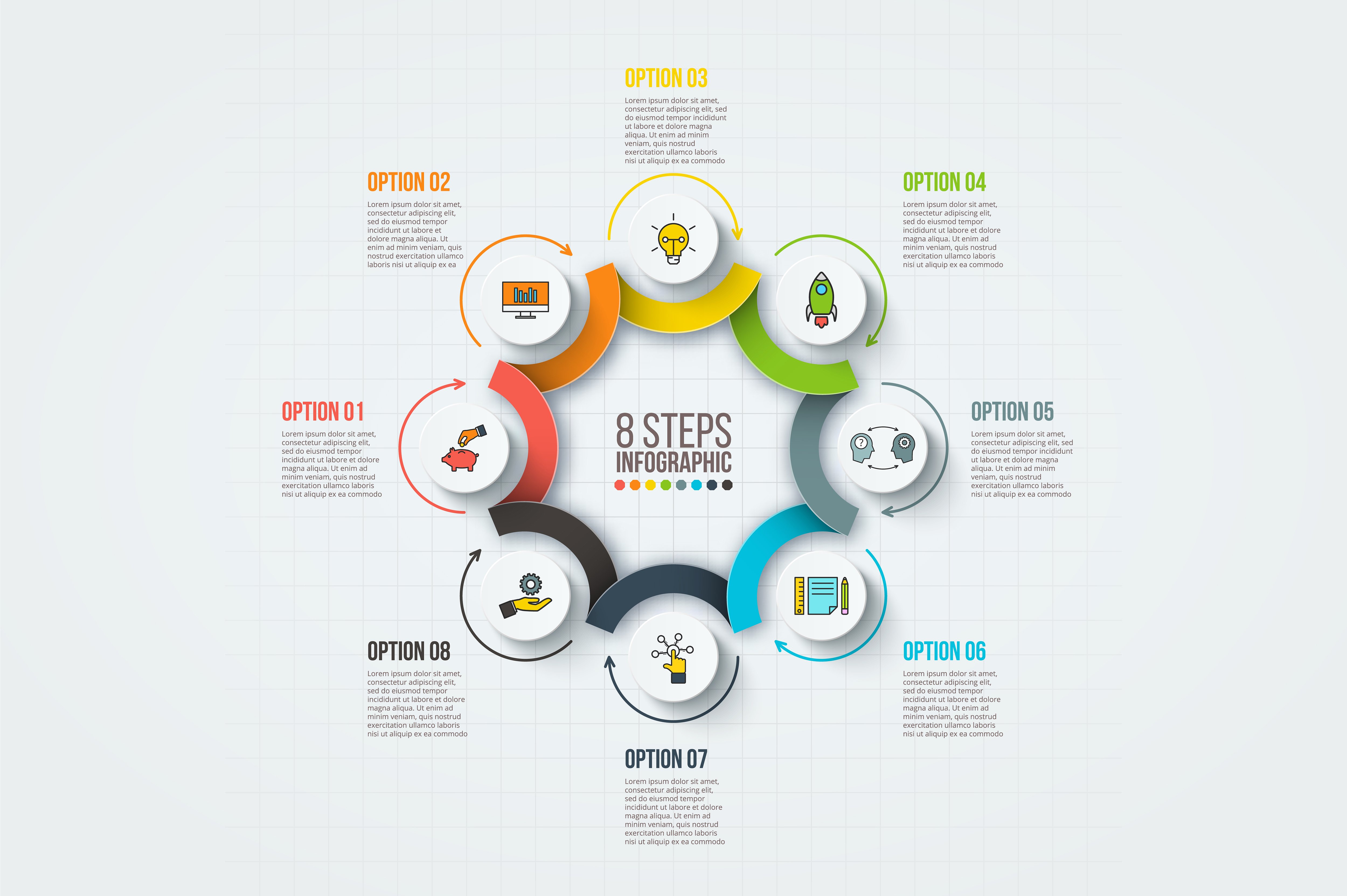 Infographics template set v.44