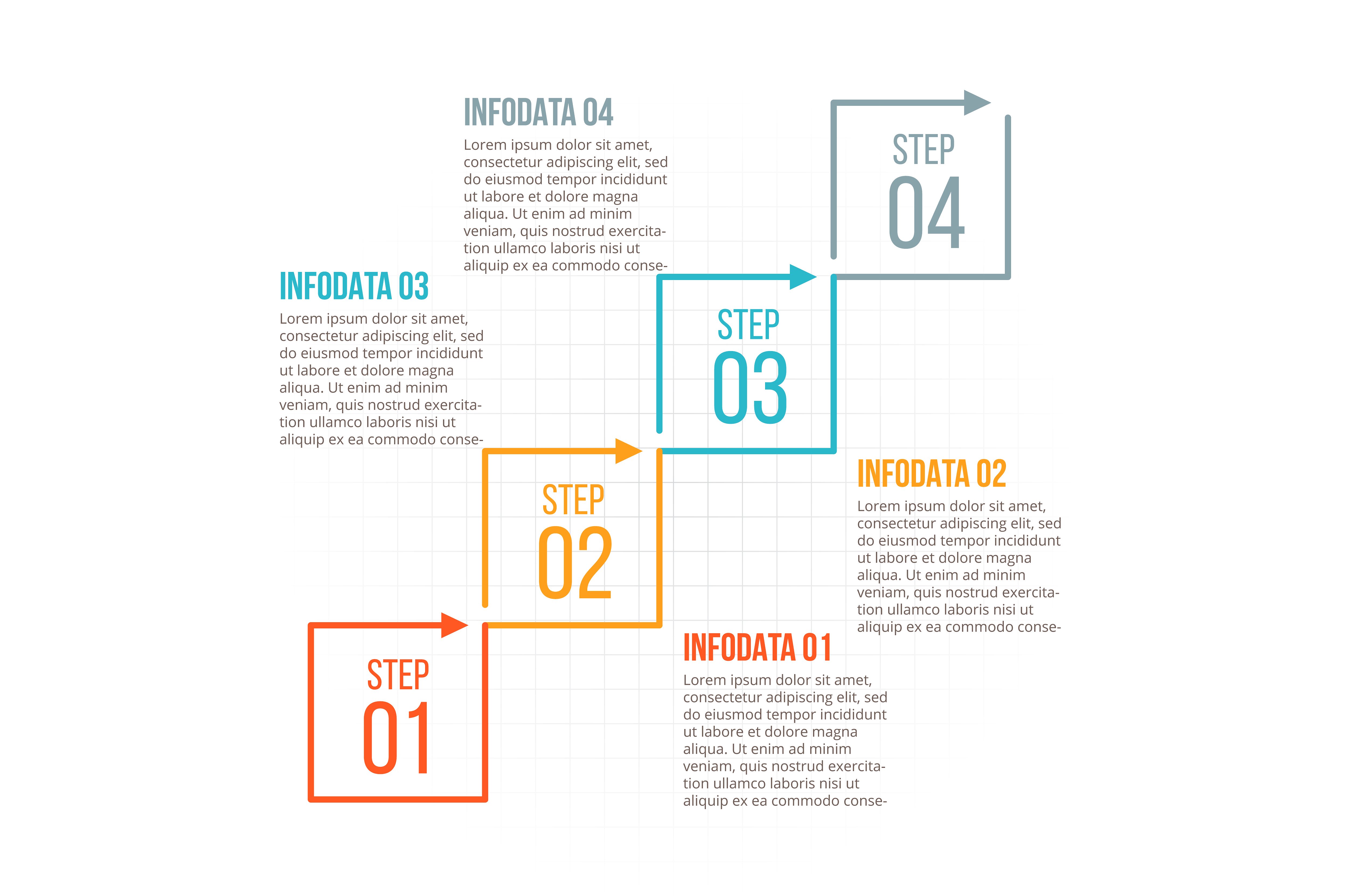 Linear elements for infographi