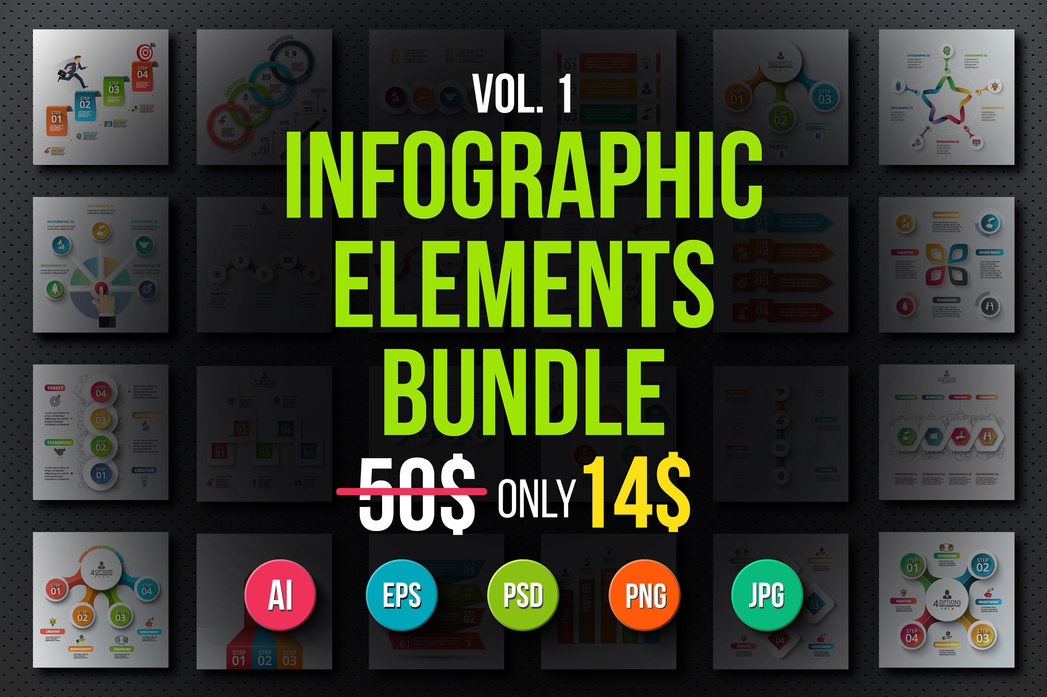 Infographic elements bundle v.