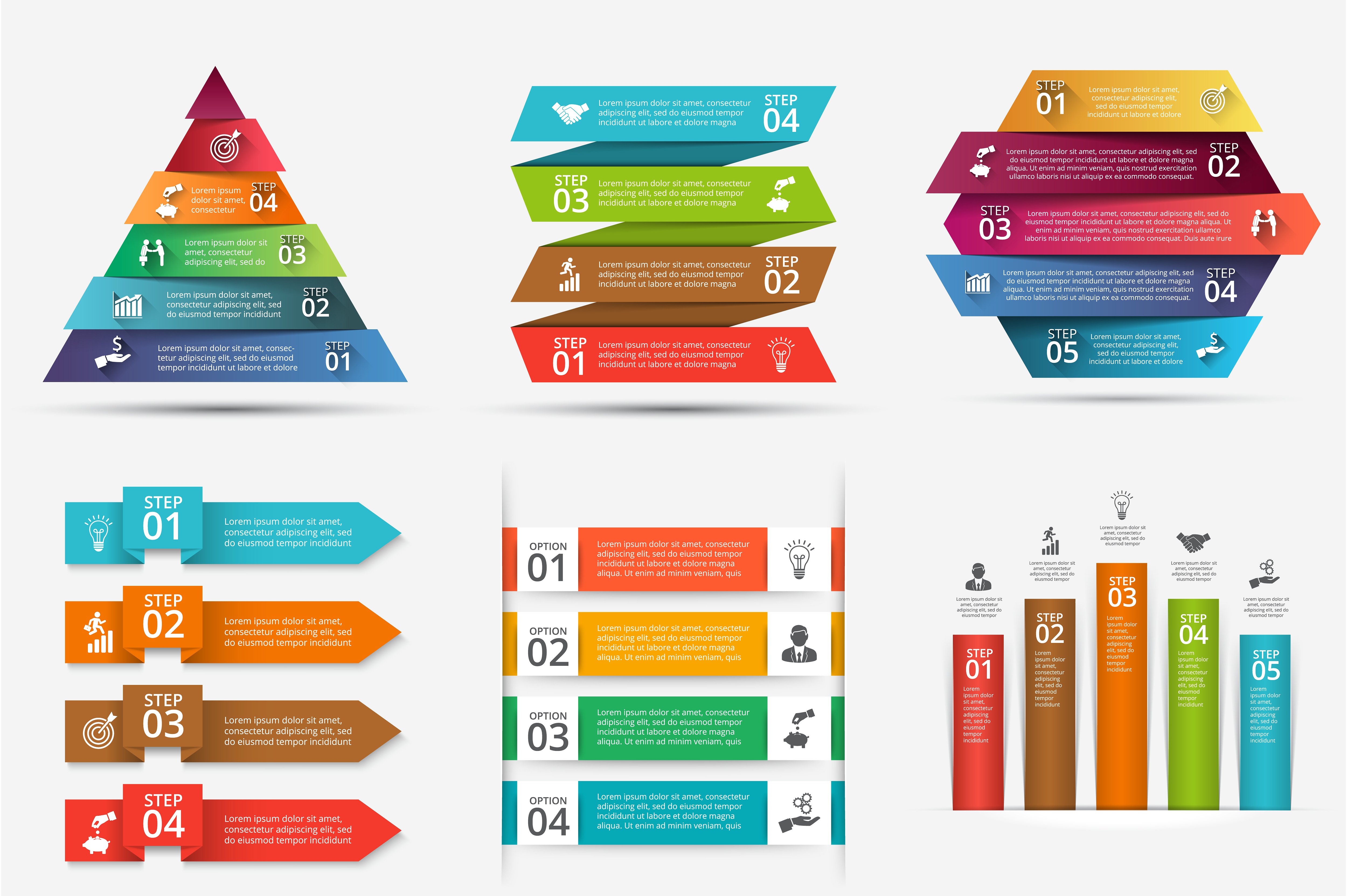 Infographic elements bundle v.