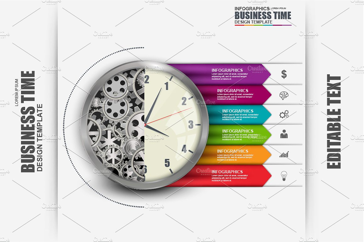 Business Time Infographics