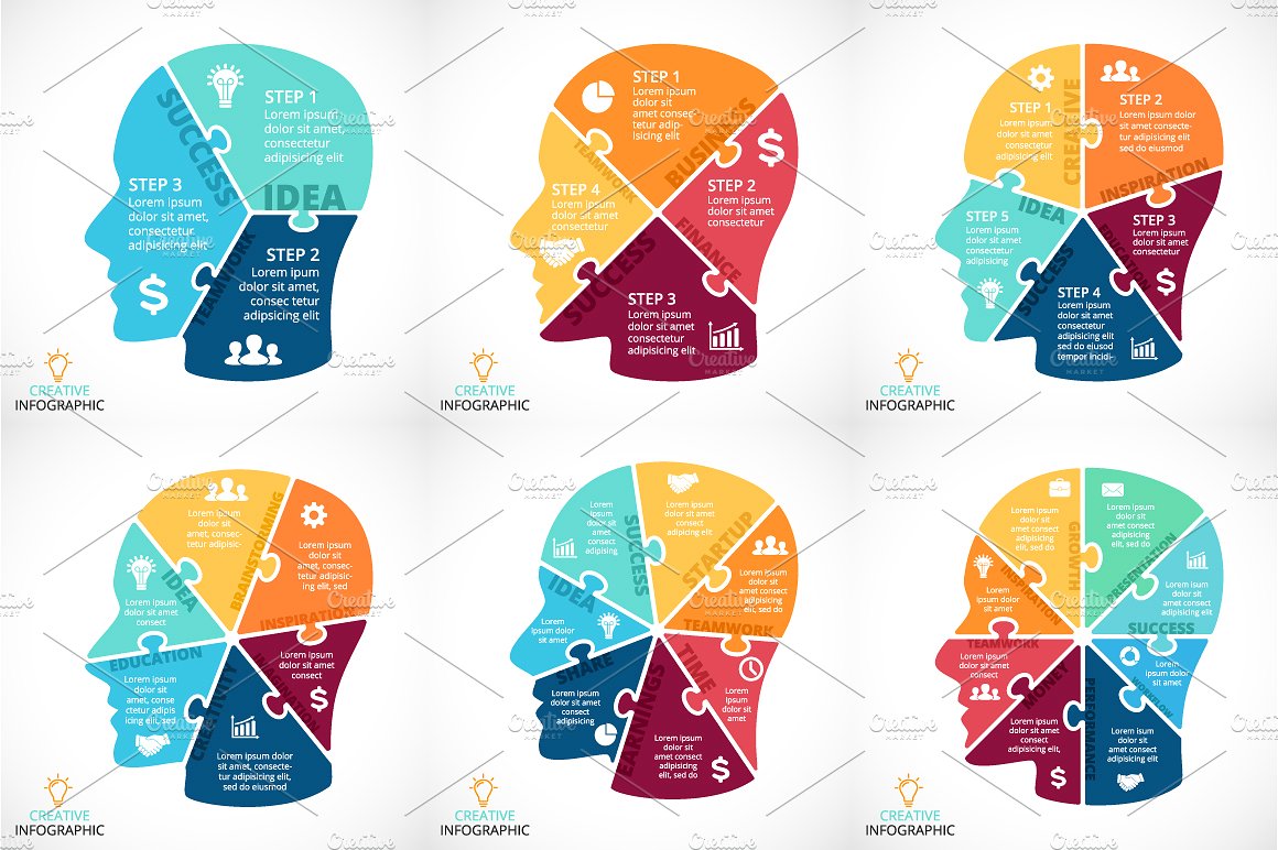 Creative Infographics. PSD Inc