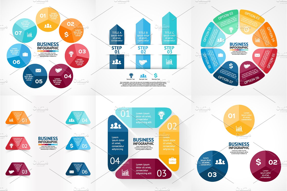 Creative Infographics. PSD Inc