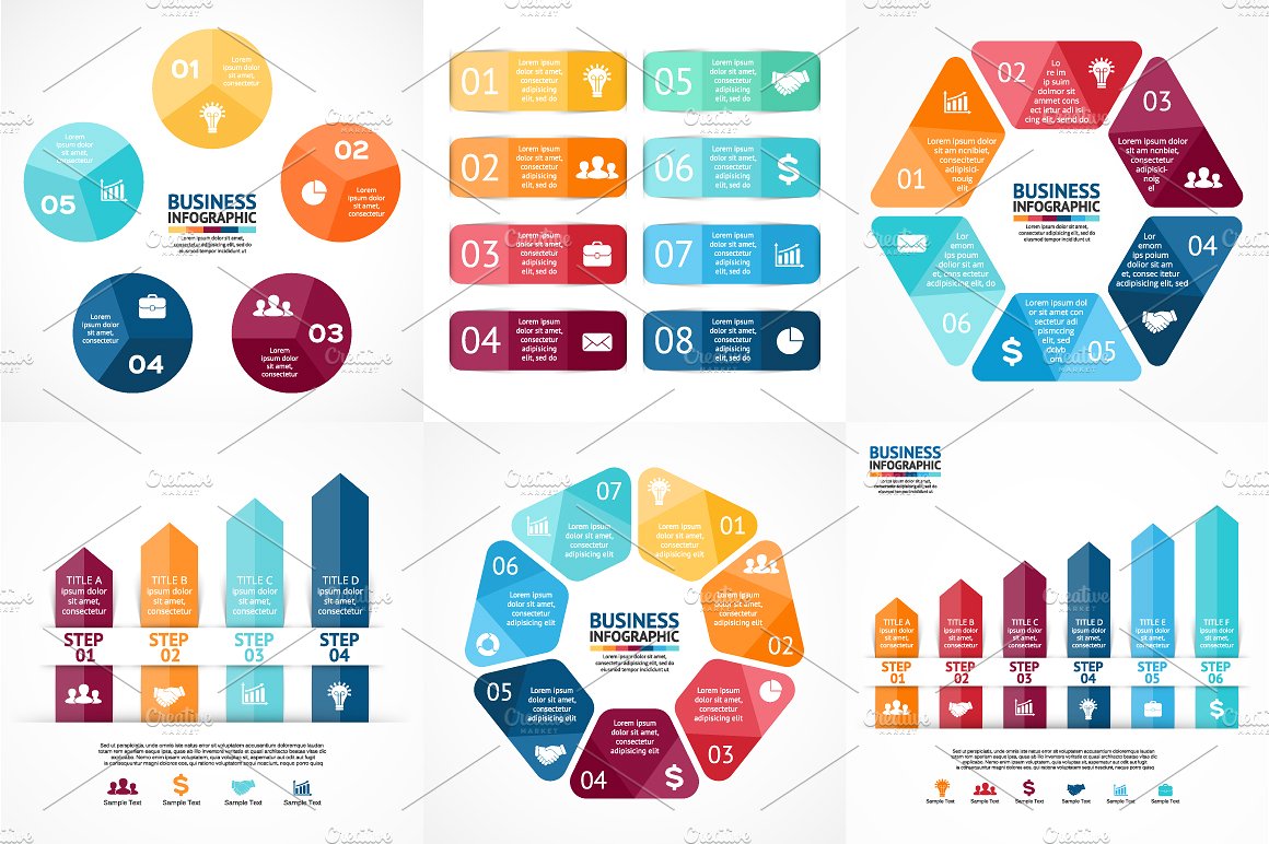 Creative Infographics. PSD Inc