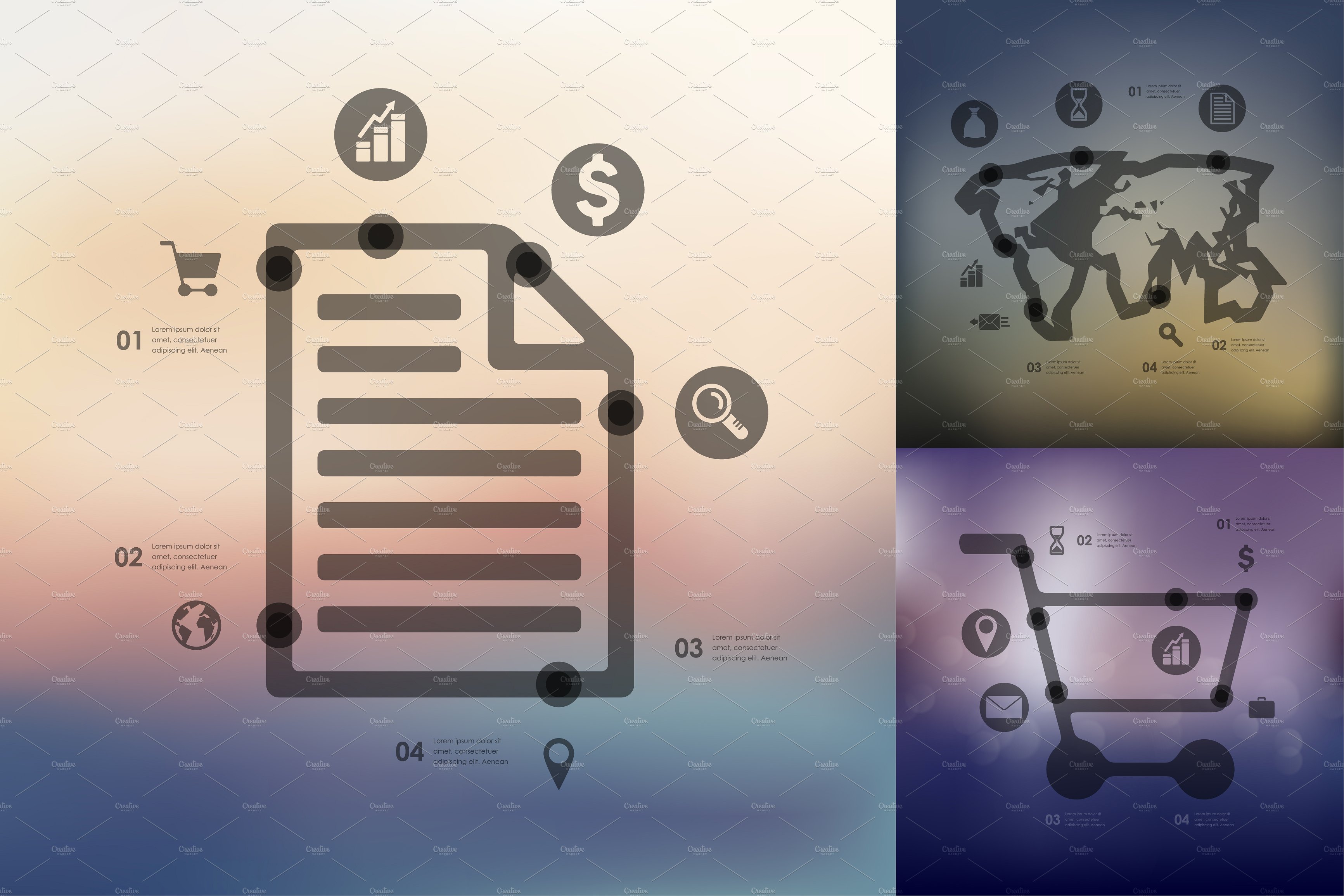 9 business timeline infographi