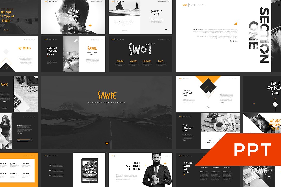 SAWIE PowerPoint Template