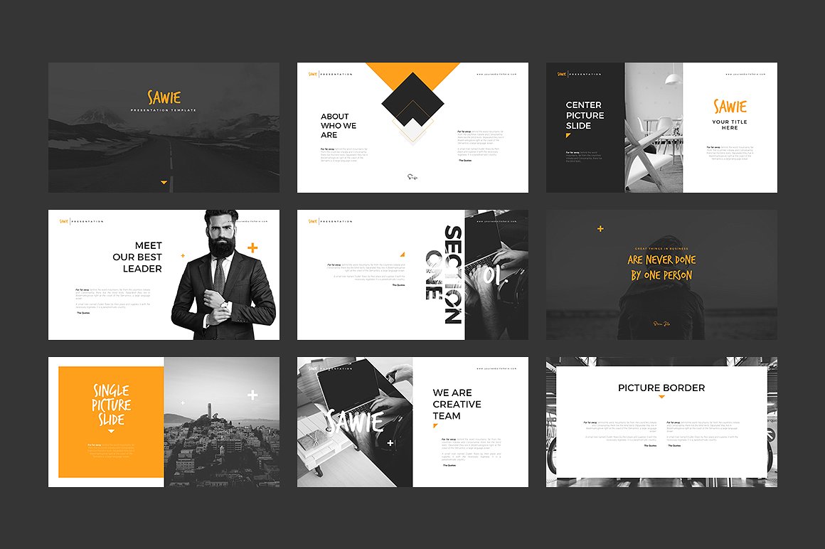 SAWIE PowerPoint Template