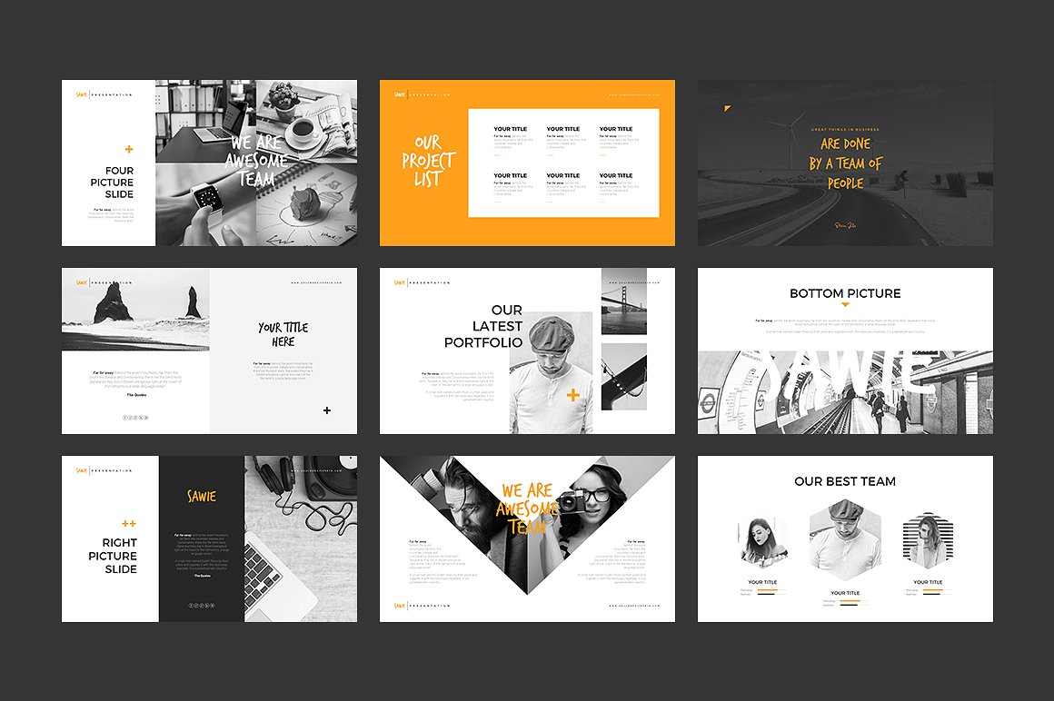 SAWIE PowerPoint Template