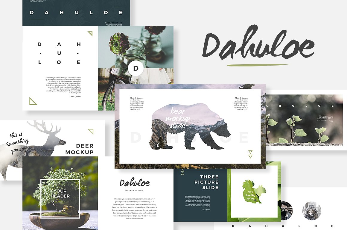 Dahuloe PowerPoint Template