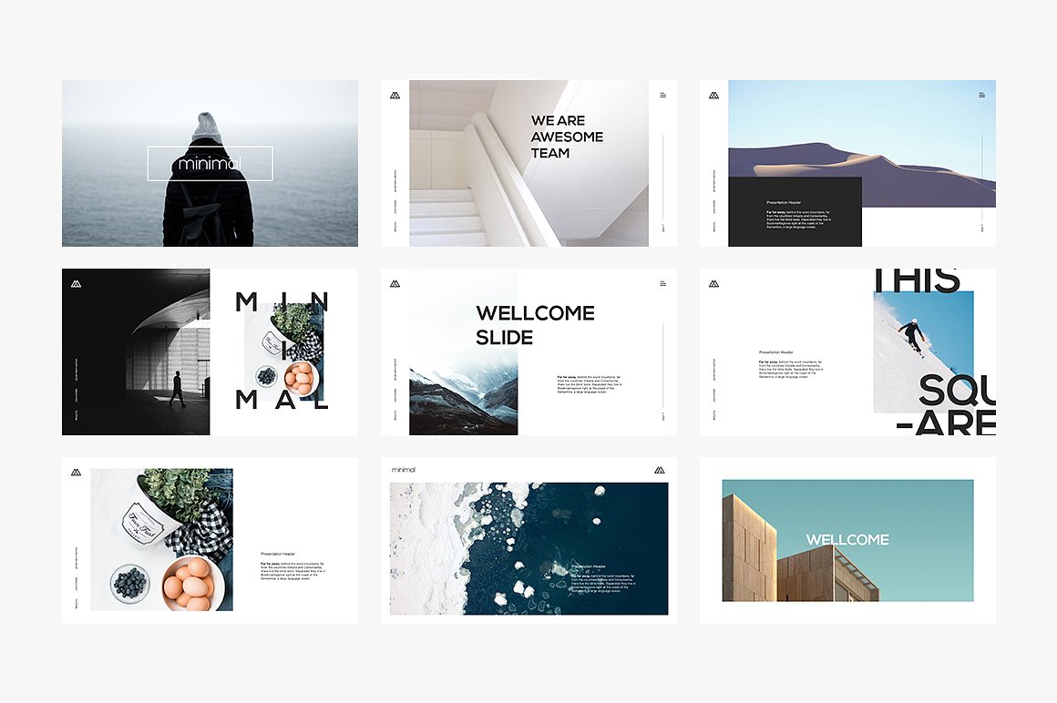 Minimal PowerPoint Template