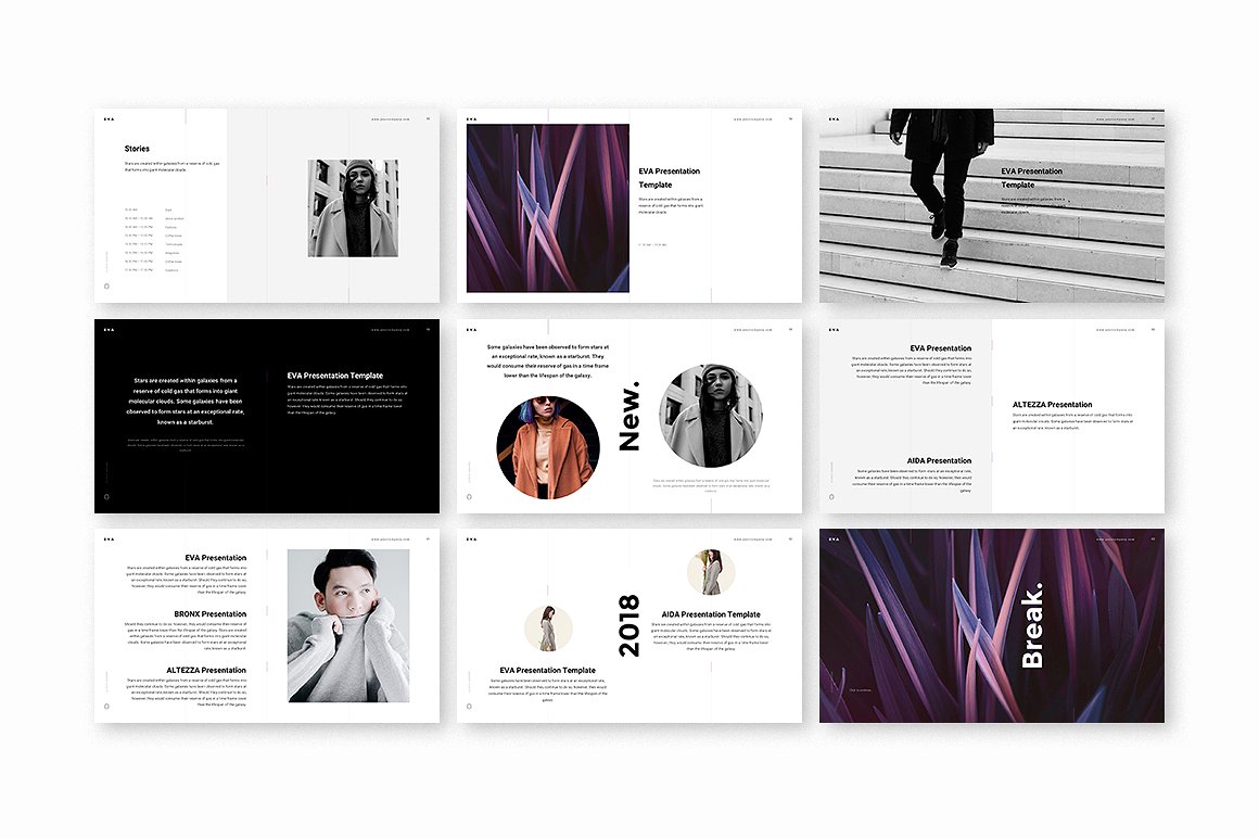 EVA Powerpoint Template