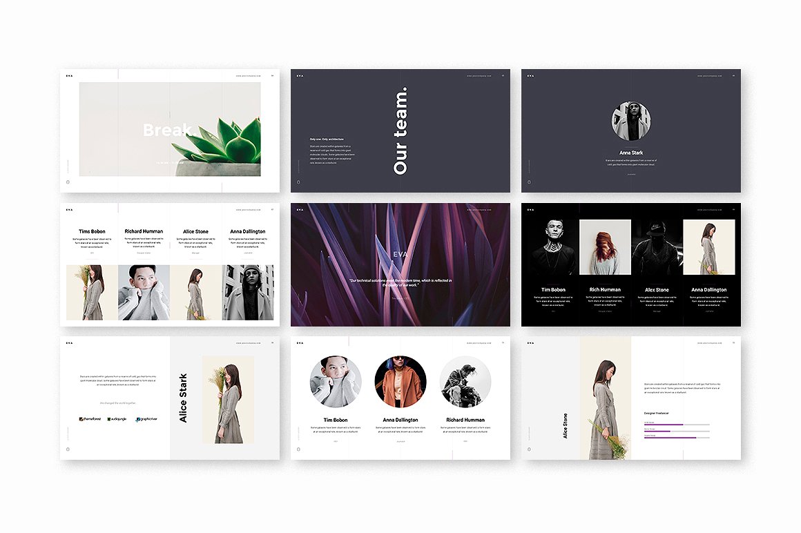 EVA Powerpoint Template