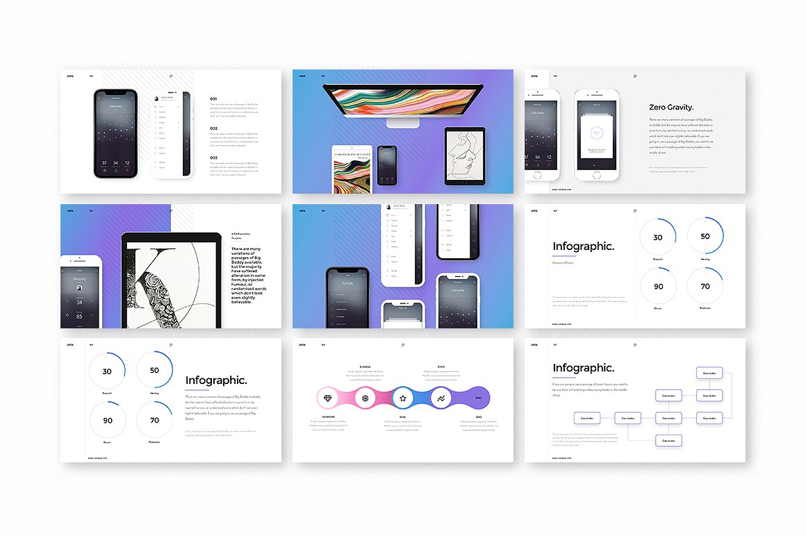 AIDA Powerpoint Template