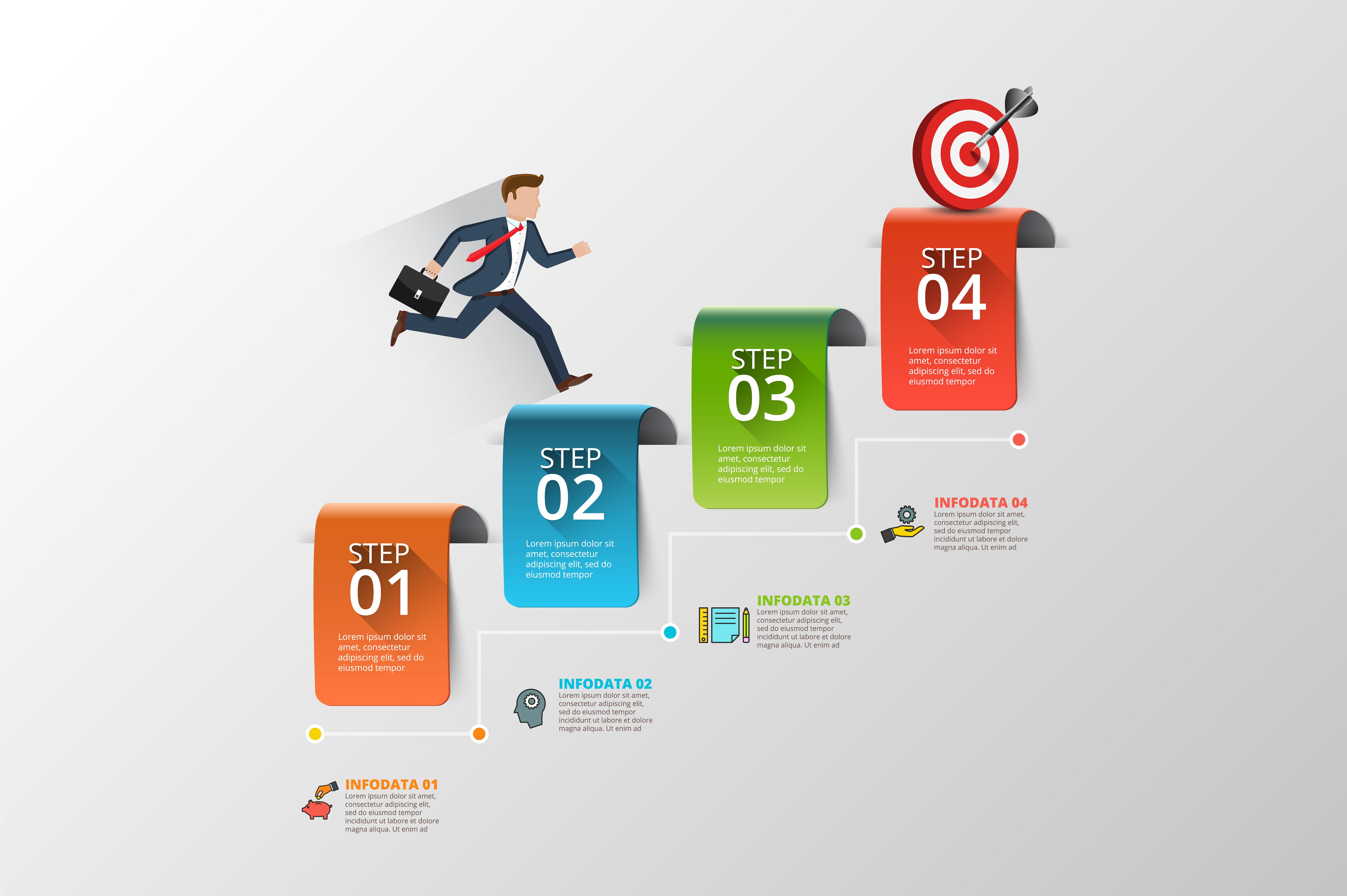 Diagrams for business infograp