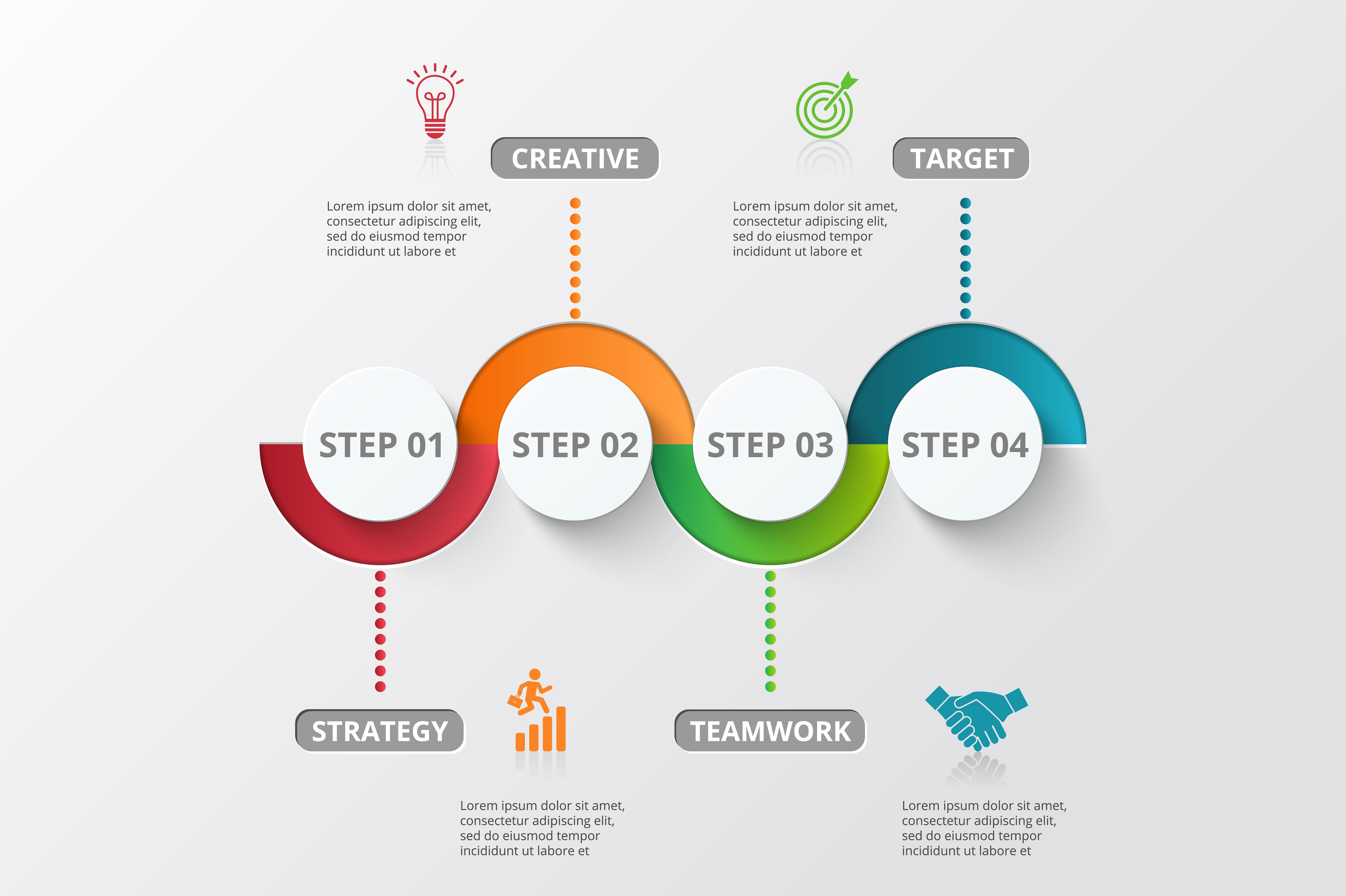 Diagrams for business infograp