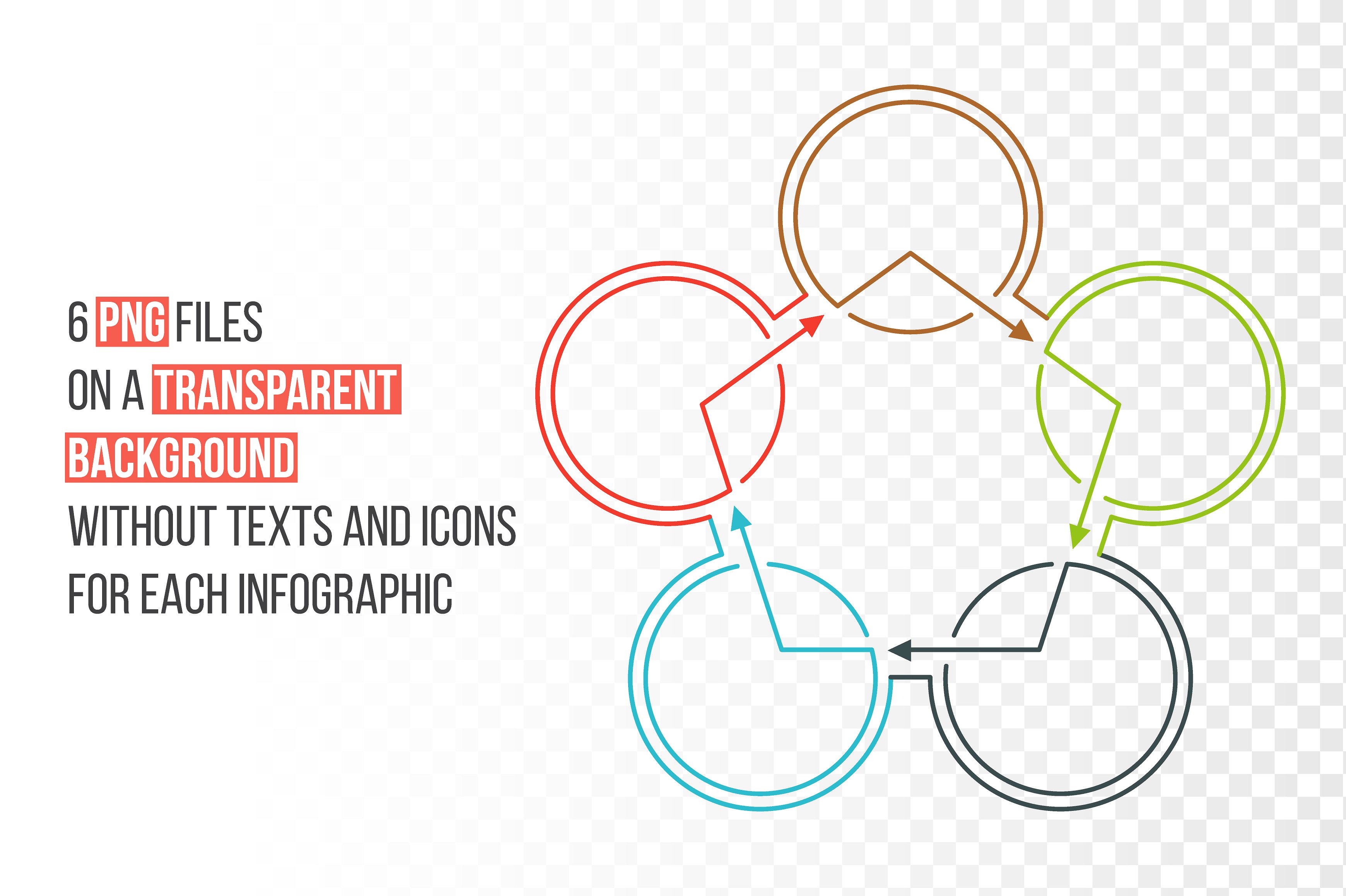 Line flat elements for infogra