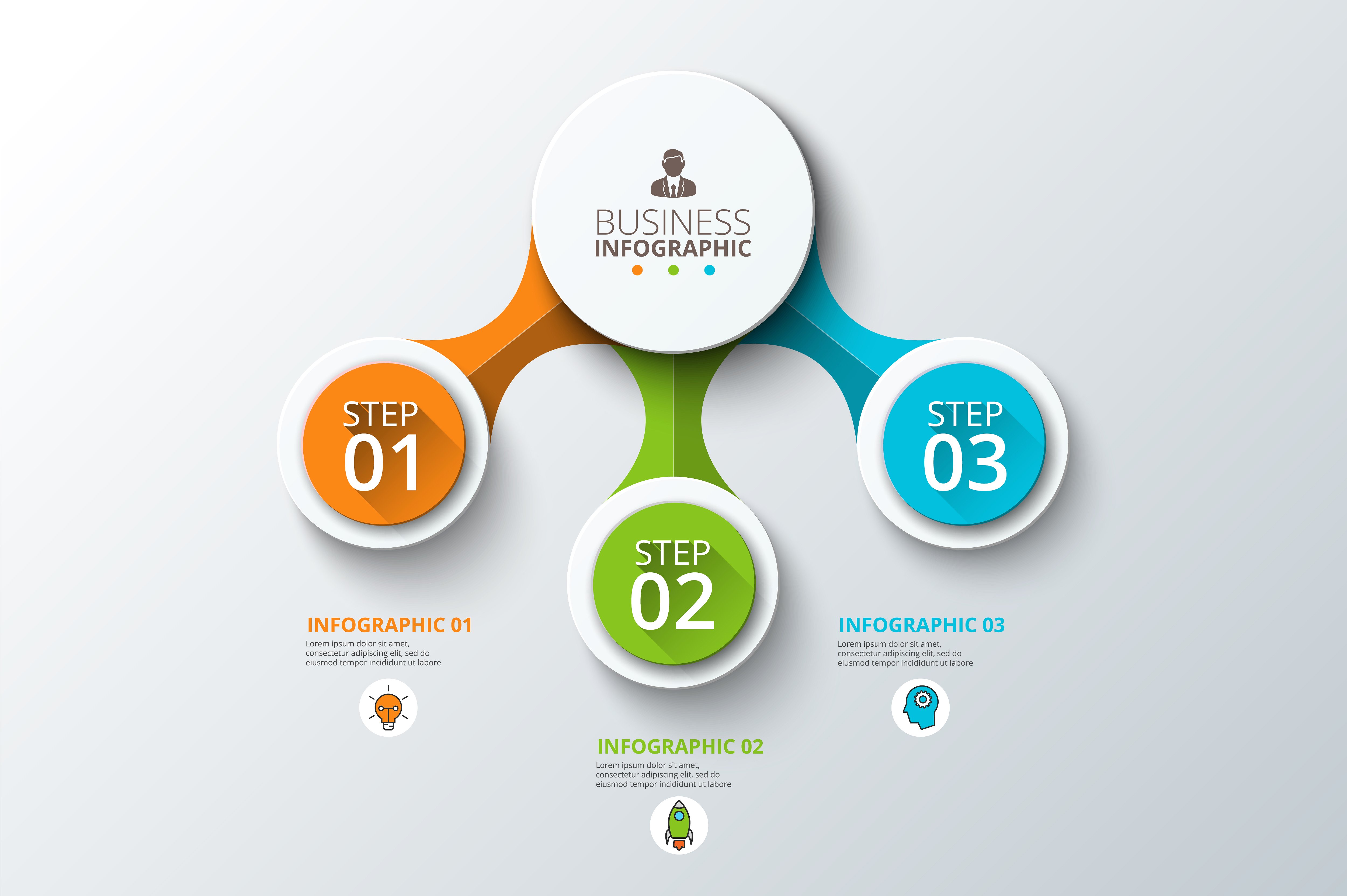 Diagrams for business infograp