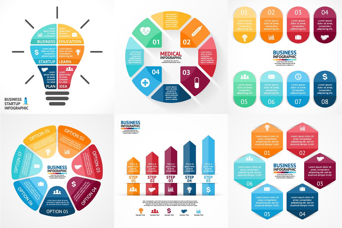 PSD, EPS, AI Infographics