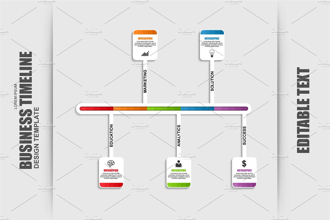 Set of Business Infographic El