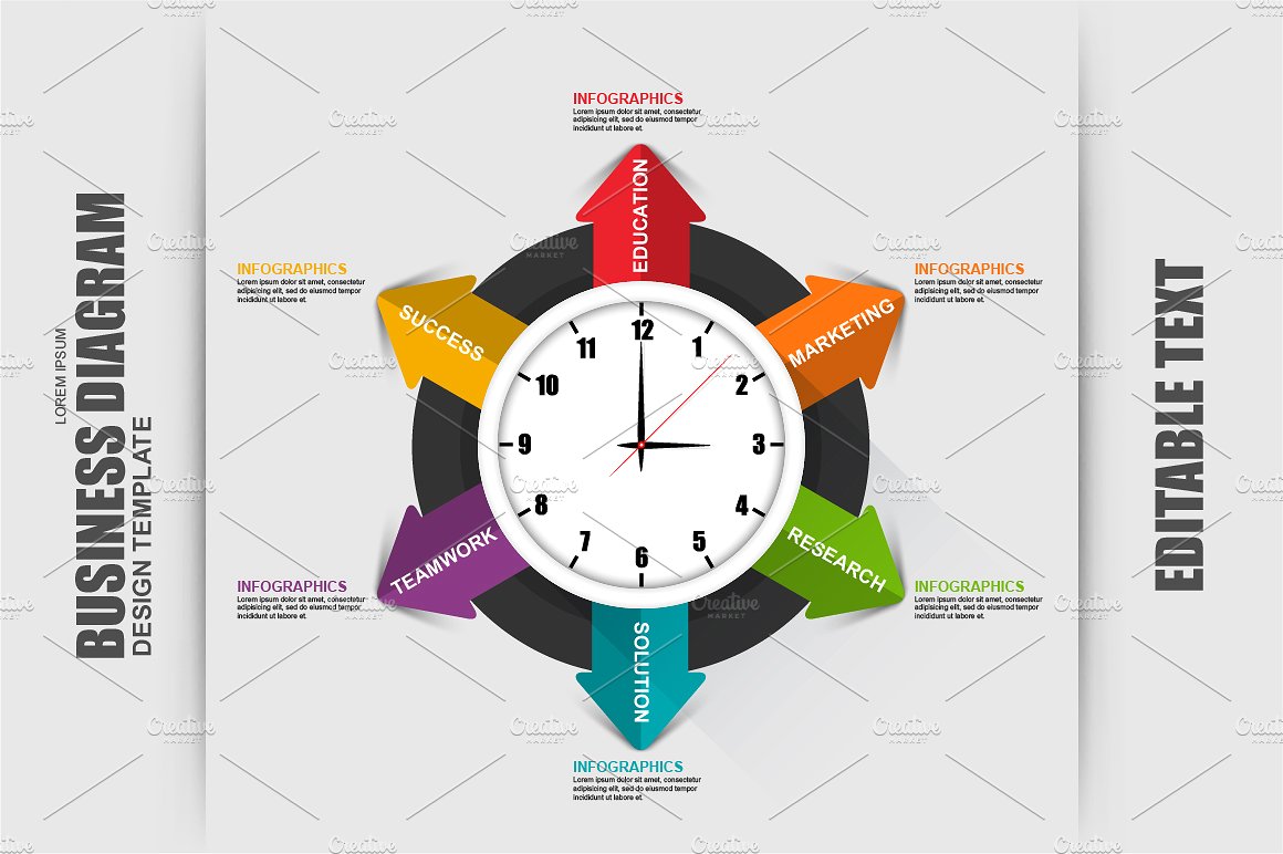 Set of Business Infographic El