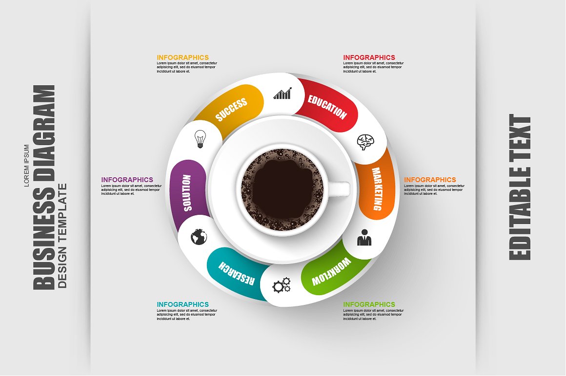 Set of Business Infographic El