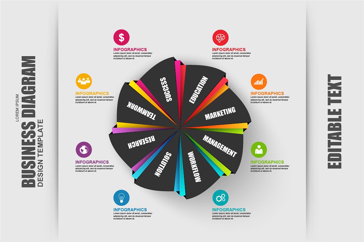 Set of Business Infographic El