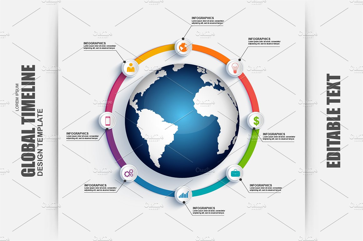 Set of Business Infographic El