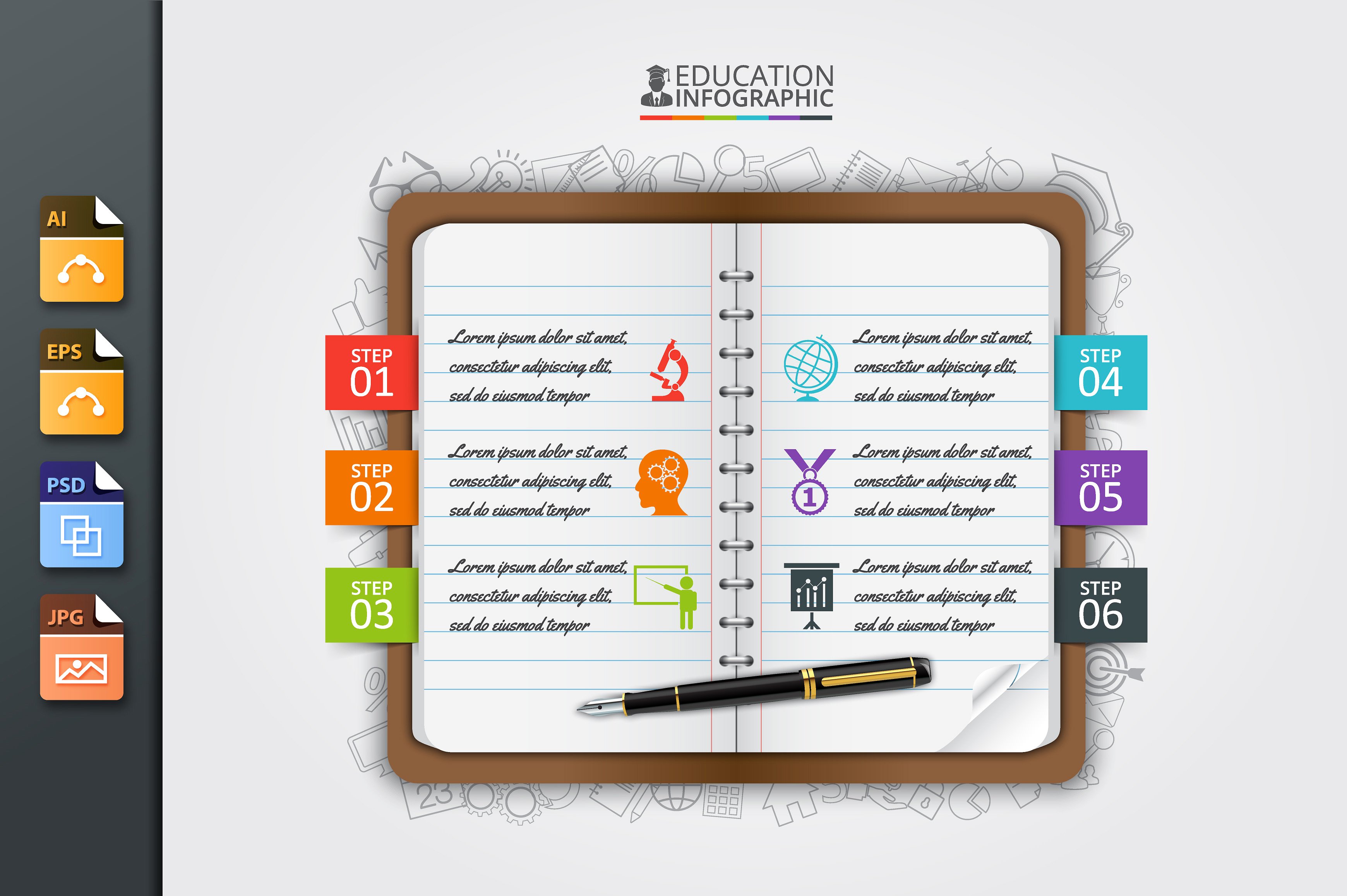 Note education infographic