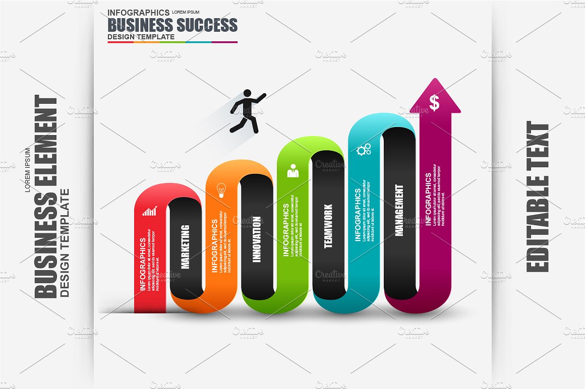 Business Success Infographic E