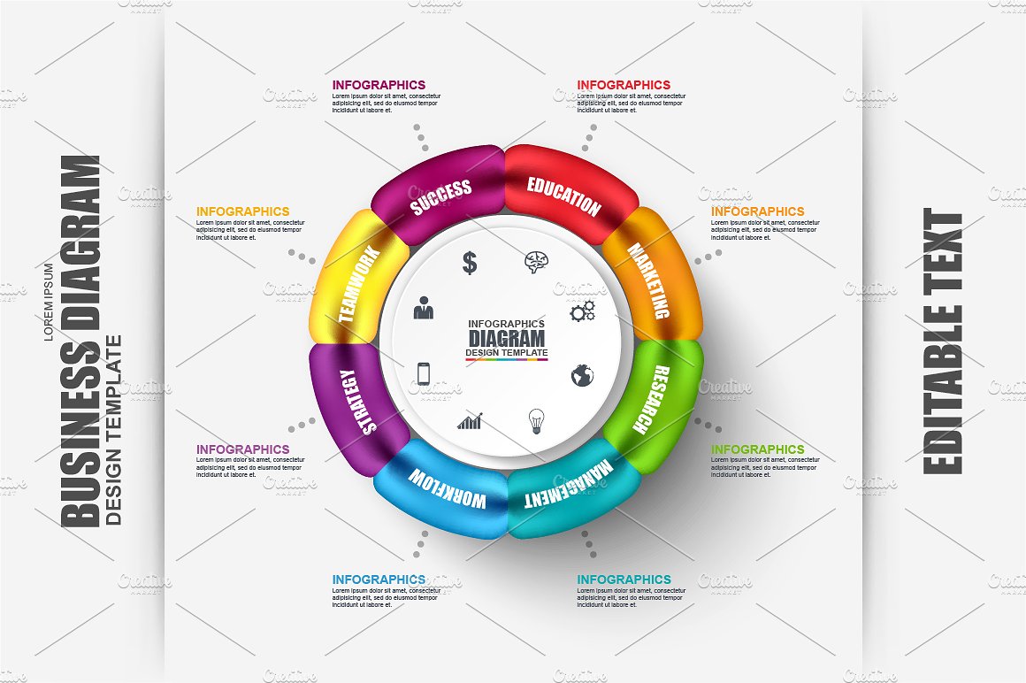 Set of Business Infographic El