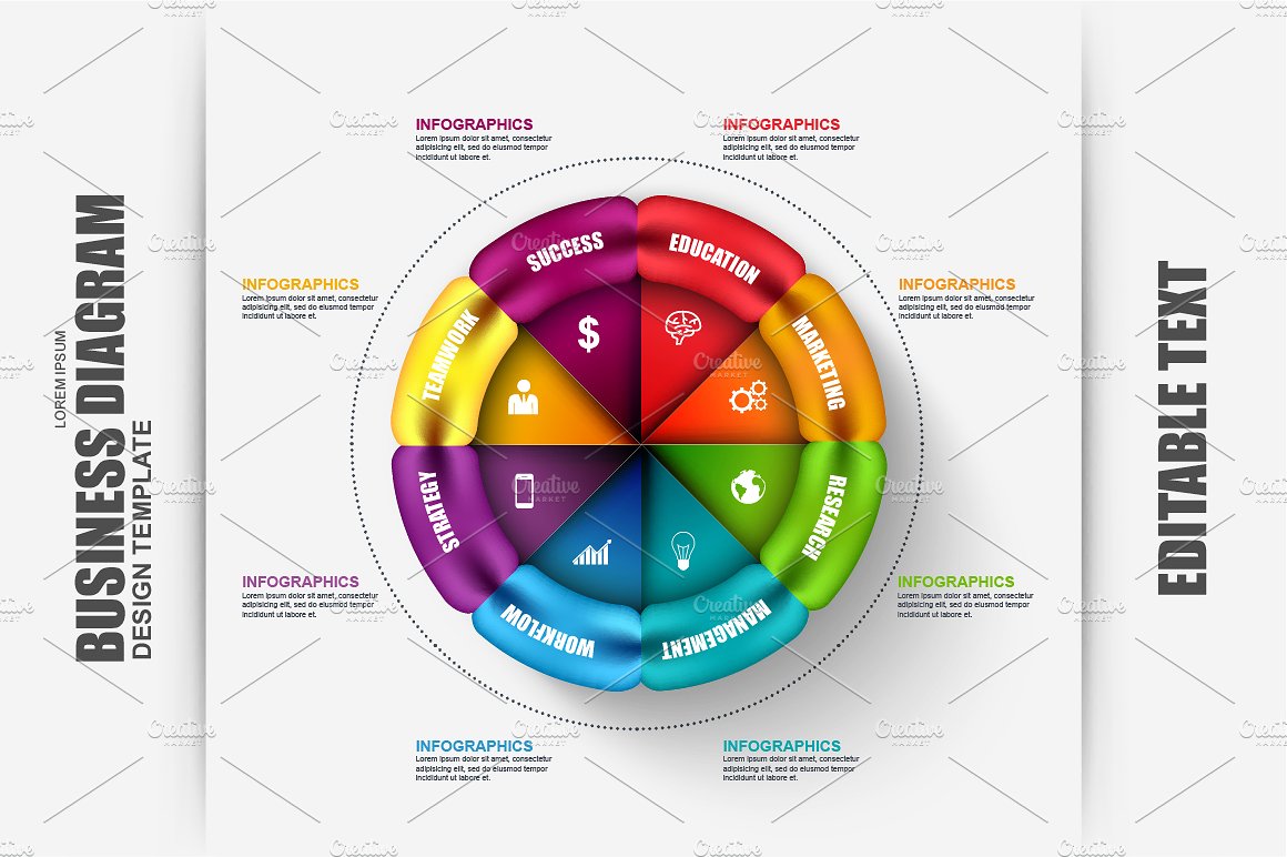 Set of Business Infographic El