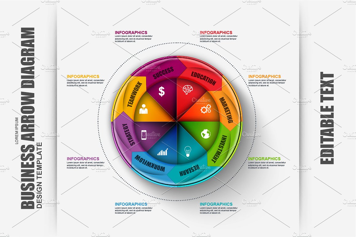 Set of Business Infographic El