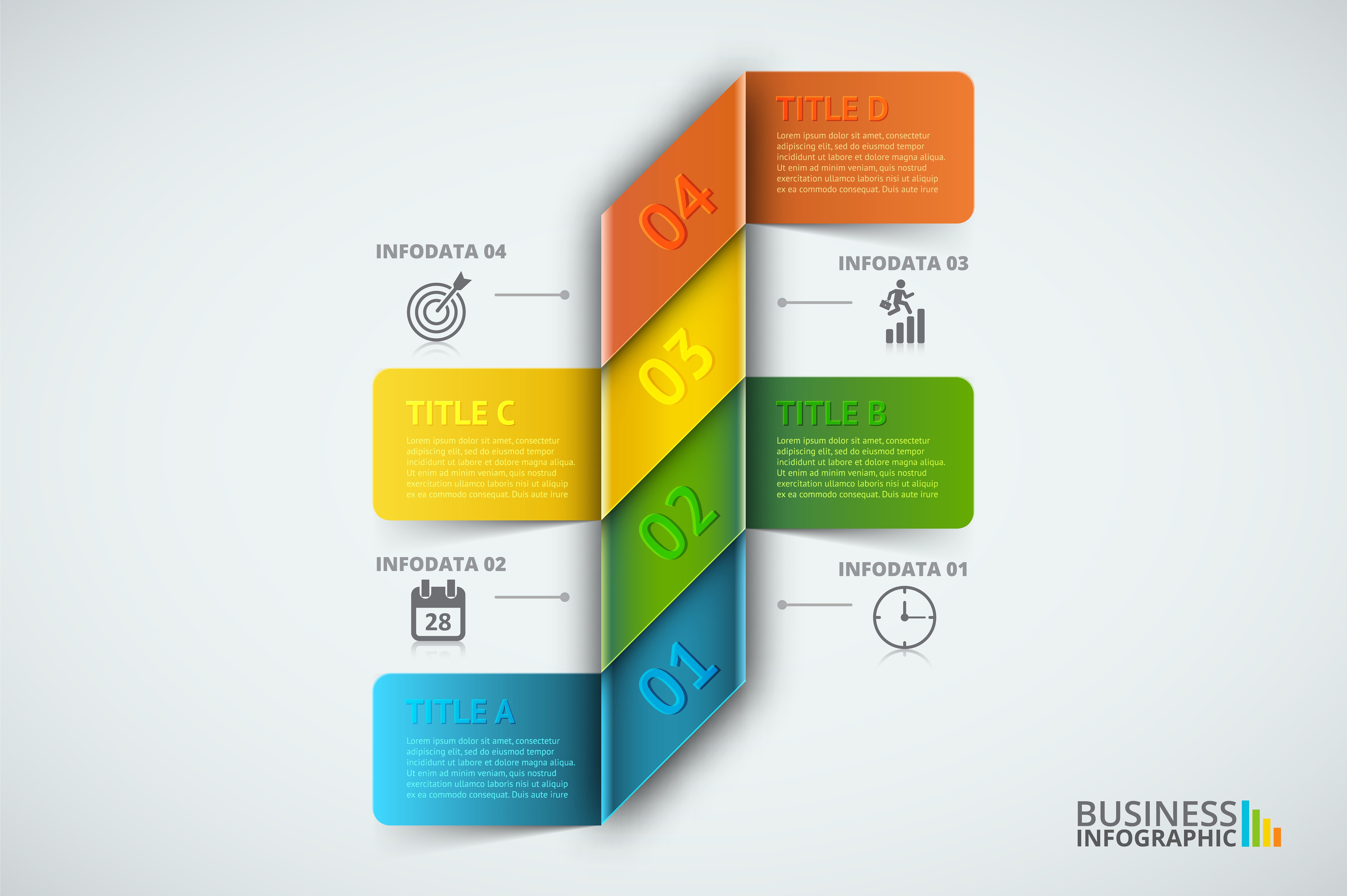 Diagrams for business infograp