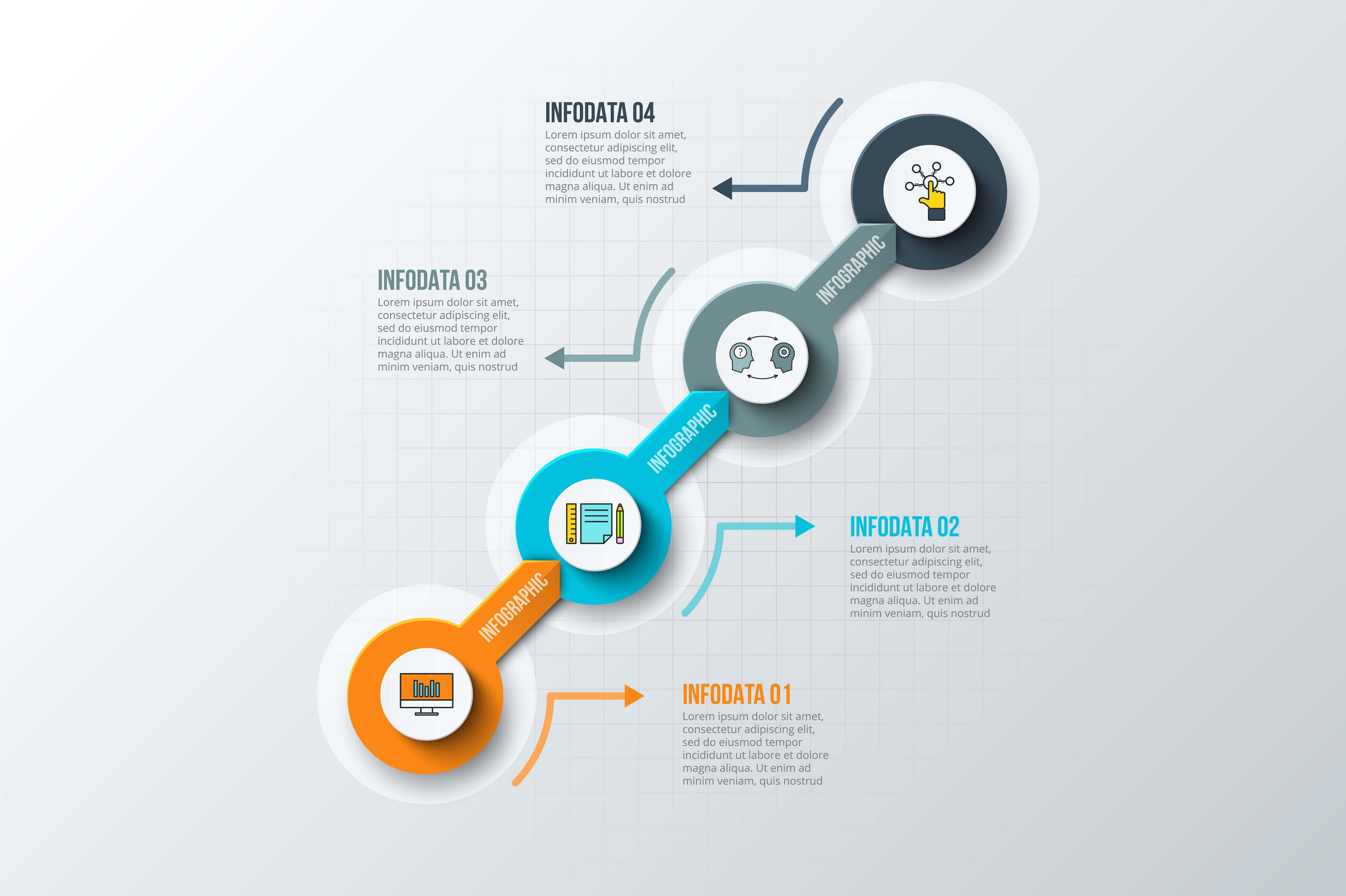 Diagrams for business infograp