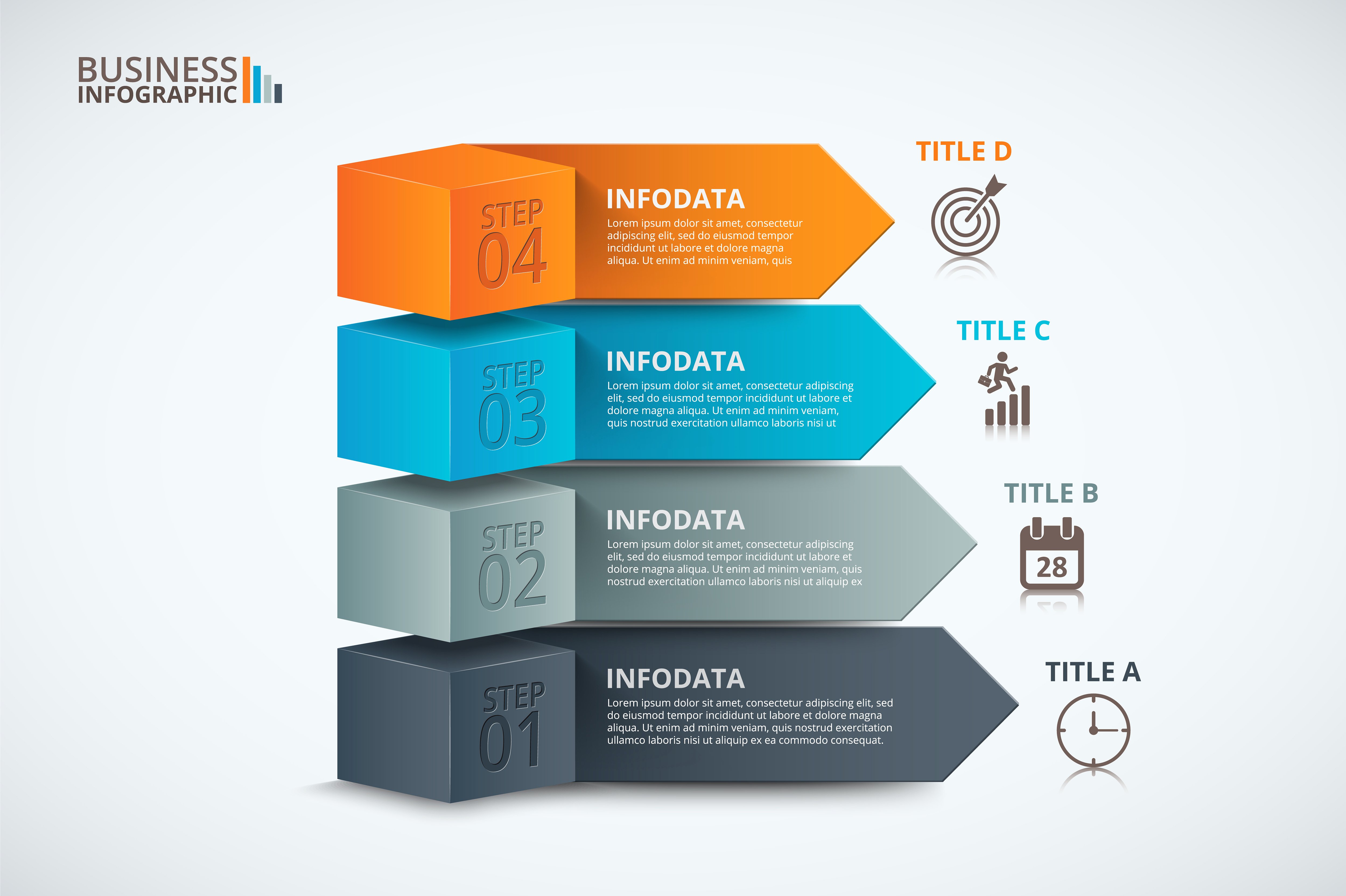 Diagrams for business infograp