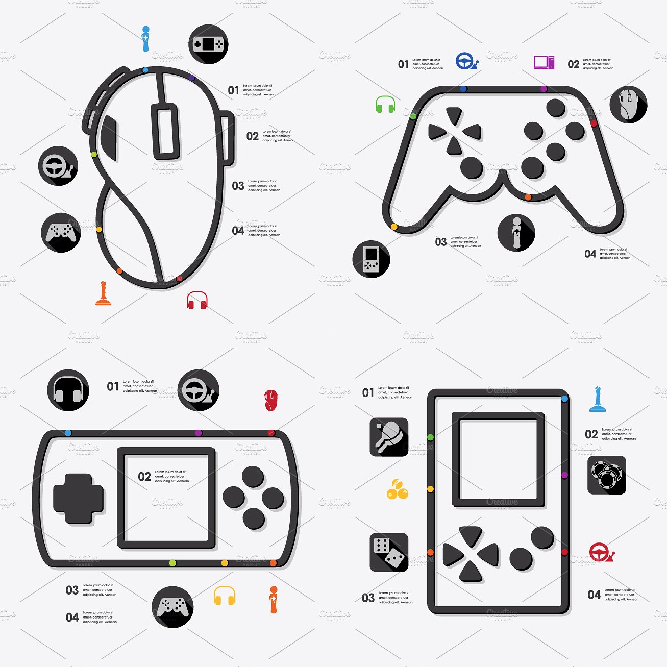 9 game infographics