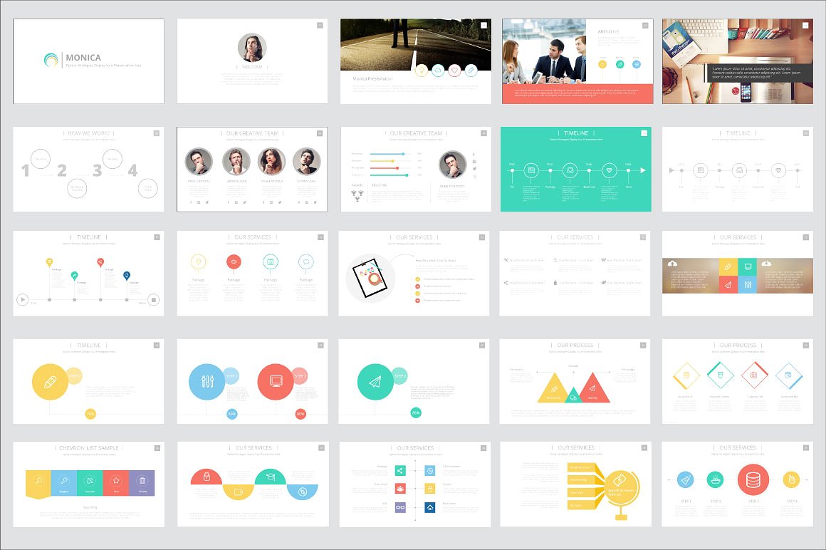 Monica Presentation Template