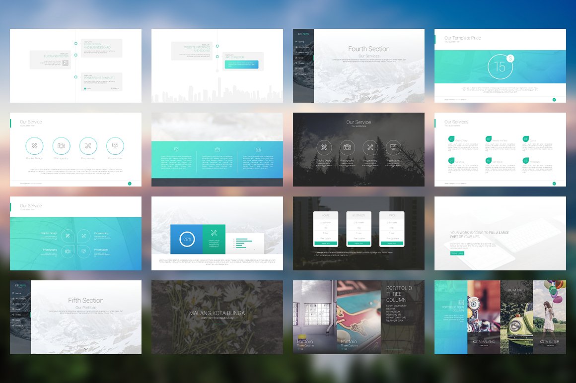 iDelapan PowerPoint Template