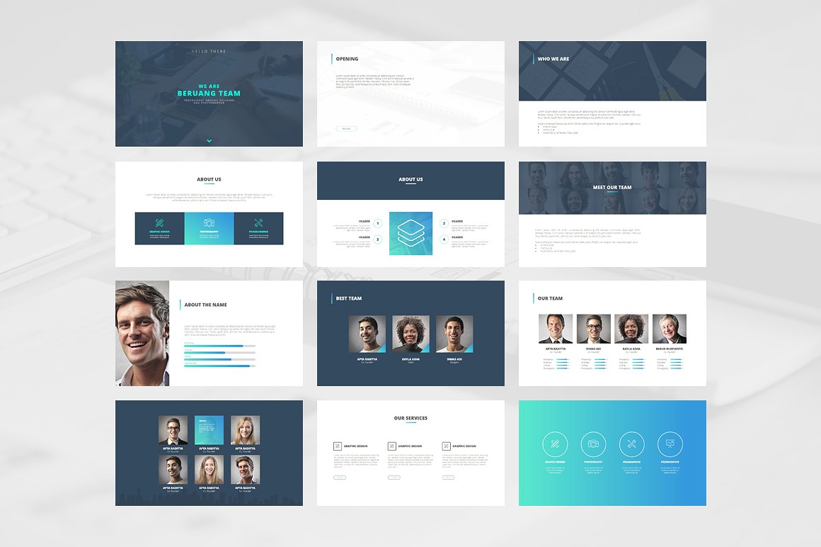 Beruang - PowerPoint Template