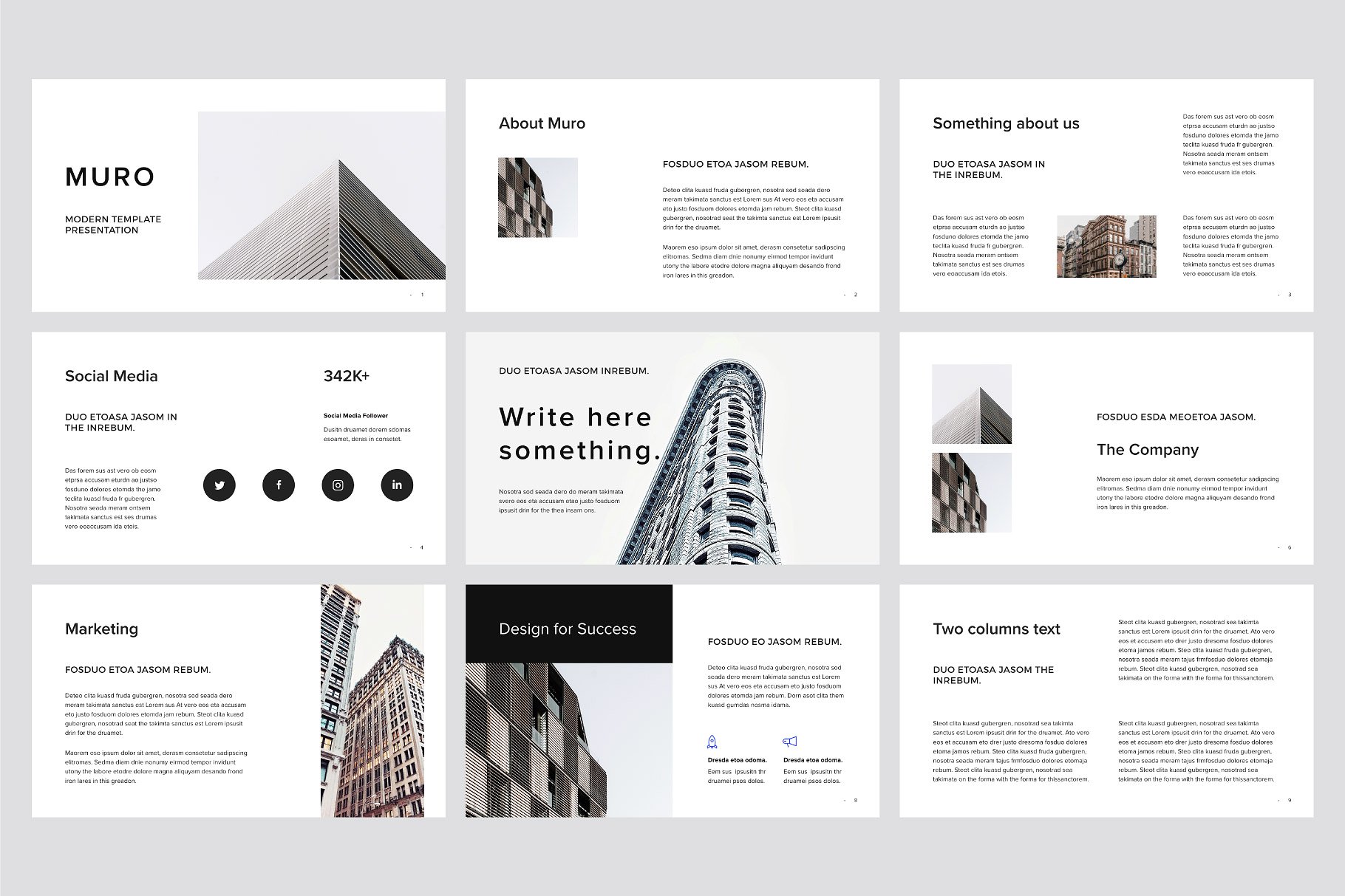 MURO - Keynote Template Big