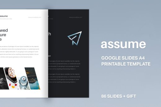 A4 - Assume Google Slides Temp