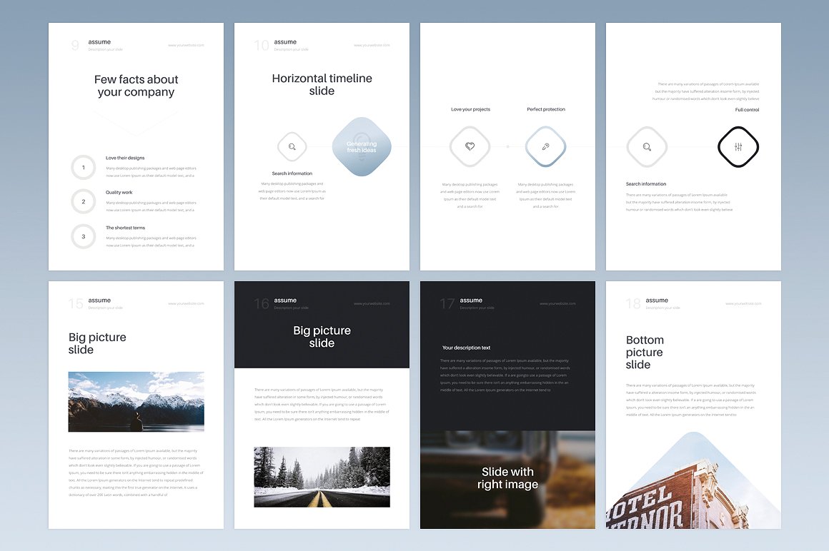 A4 - Assume Keynote Template