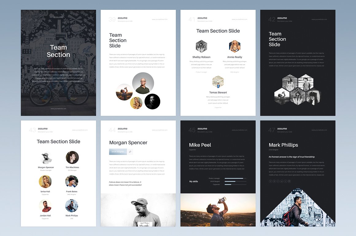 A4 - Assume Keynote Template