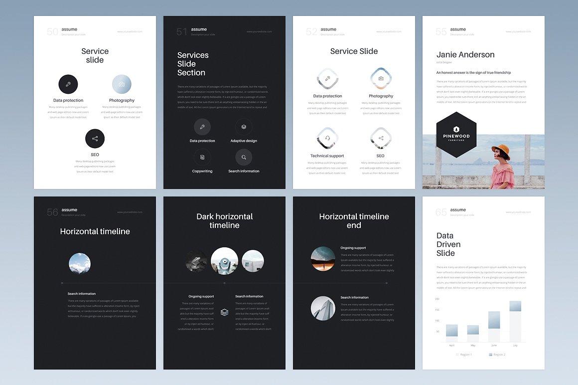 A4 - Assume Keynote Template