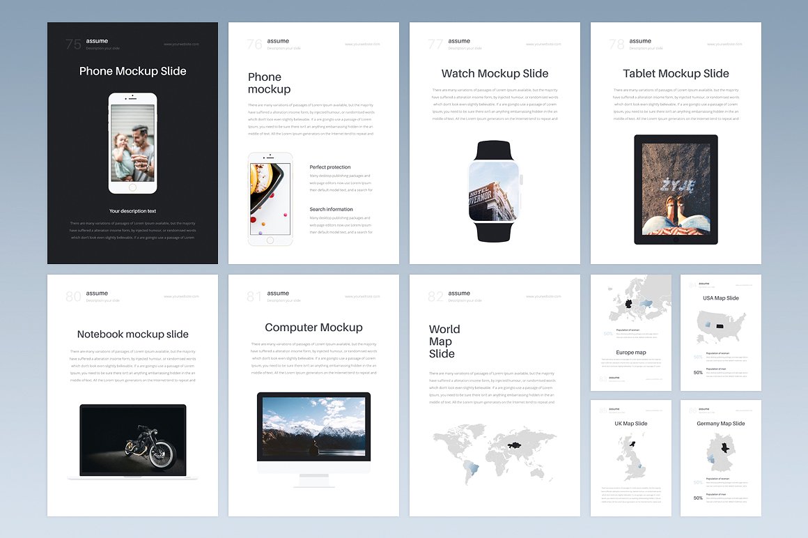 A4 - Assume Keynote Template