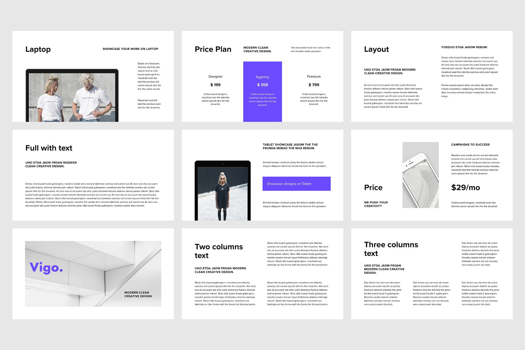 VIGO - Keynote Template Bonu